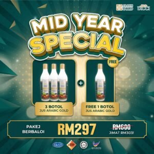 Poster promosi Jus Arabic Gold