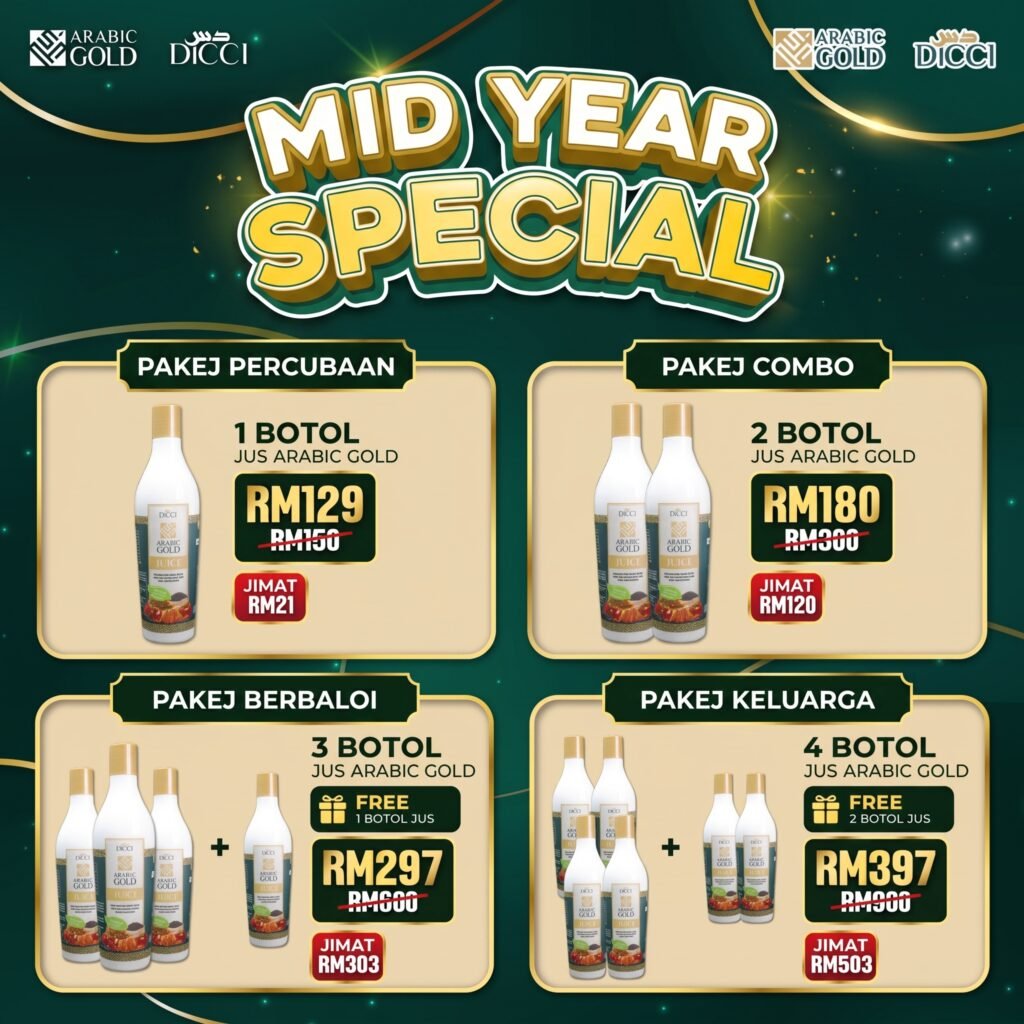Poster promosi Jus Arabic Gold