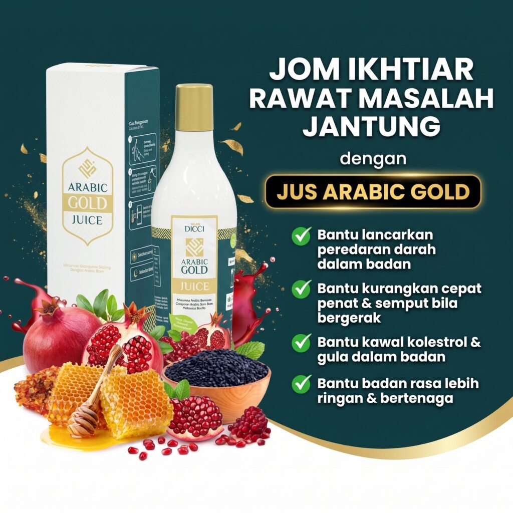 Poster promosi Jus Arabic Gold