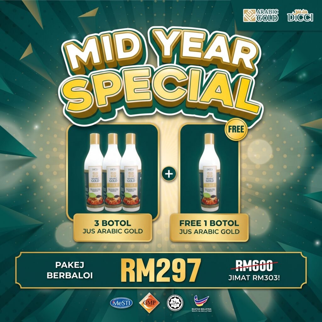 Poster promosi Jus Arabic Gold