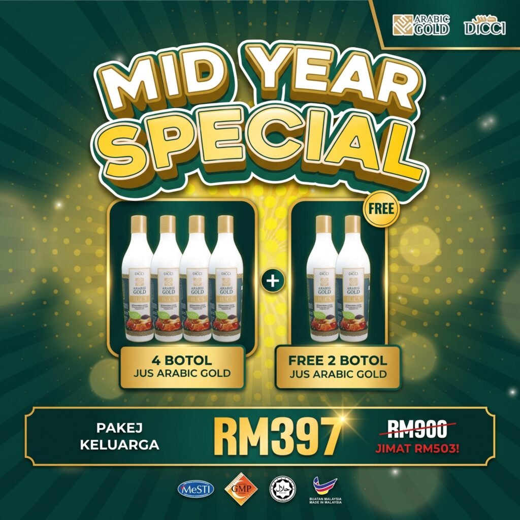 Poster promosi Jus Arabic Gold