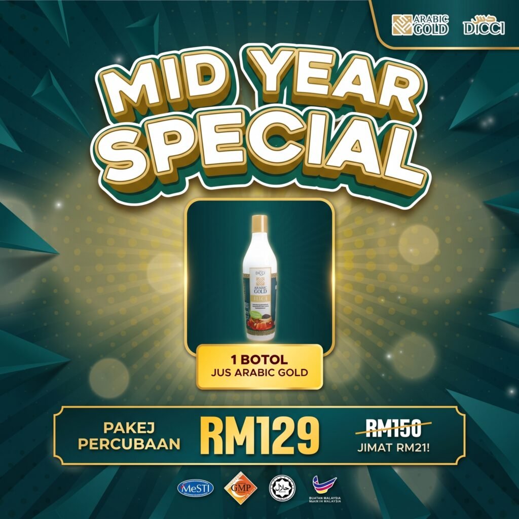 Poster promosi Jus Arabic Gold