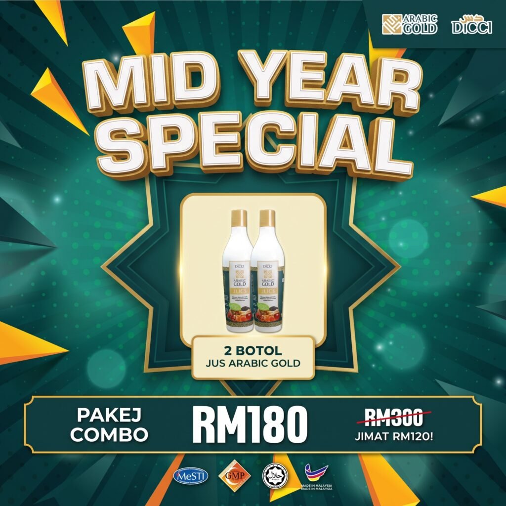 Poster promosi Jus Arabic Gold